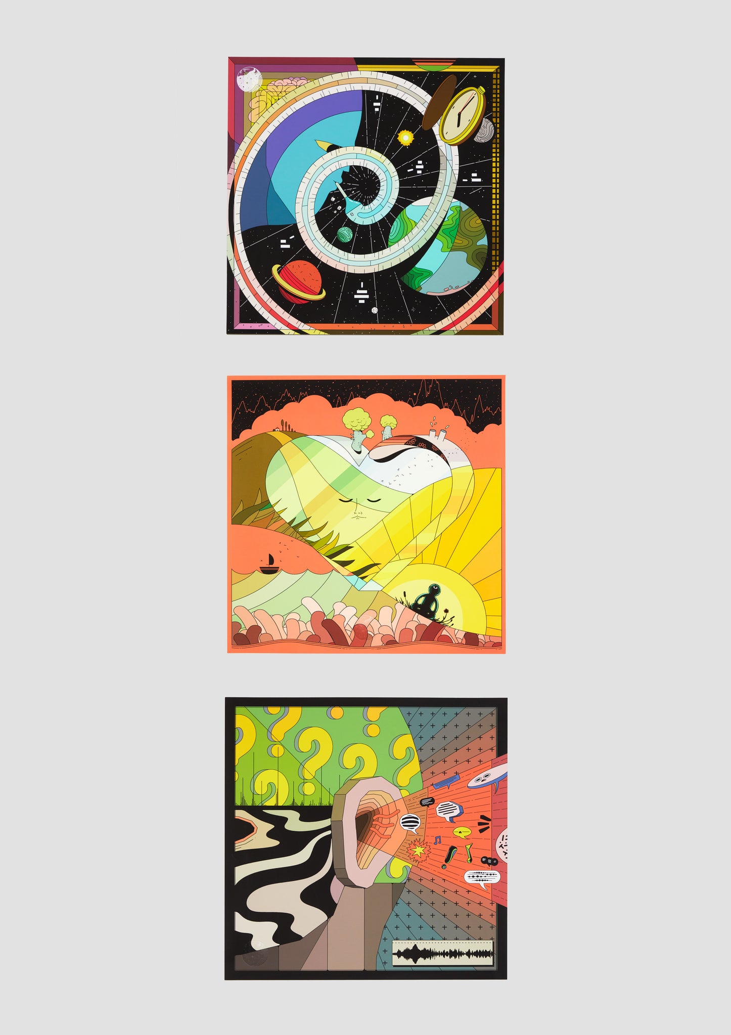 Ori Toor - Limited Edition Print - Mind Set - All 3 Prints